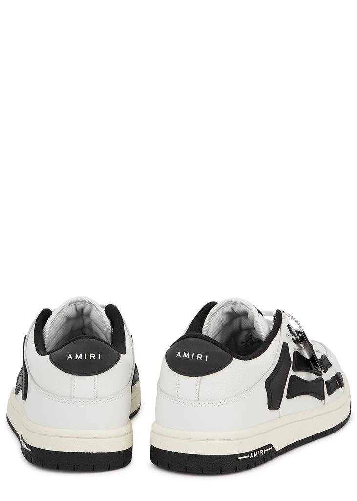 商品AMIRI|Skel monochrome leather sneakers,价格¥3886,第5张图片详细描述