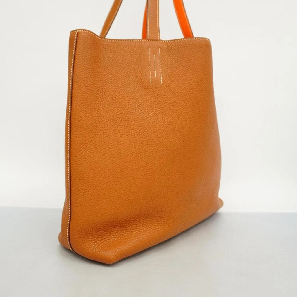 商品[二手商品] Hermes|Hermès Double Sens  Leather Tote Bag (Pre-Owned),价格¥16124,第4张图片详细描述