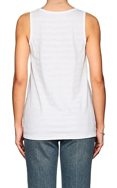 商品Lilla P|Striped Pima Cotton-Blend Peplum Tank,价格¥90,第2张图片详细描述