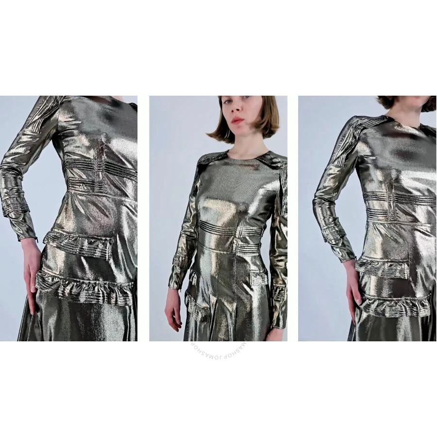 商品Burberry|Silver Long Sleeve Dress With Stitch Detail,价格¥2312,第1张图片