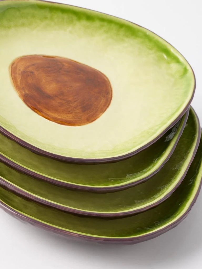 商品Bordallo Pinheiro|Set of four Avocado earthenware dessert plates,价格¥757,第4张图片详细描述