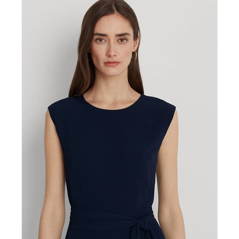 商品Ralph Lauren|Women's Belted Bubble Crepe Dress,价格¥1012,第3张图片详细描述