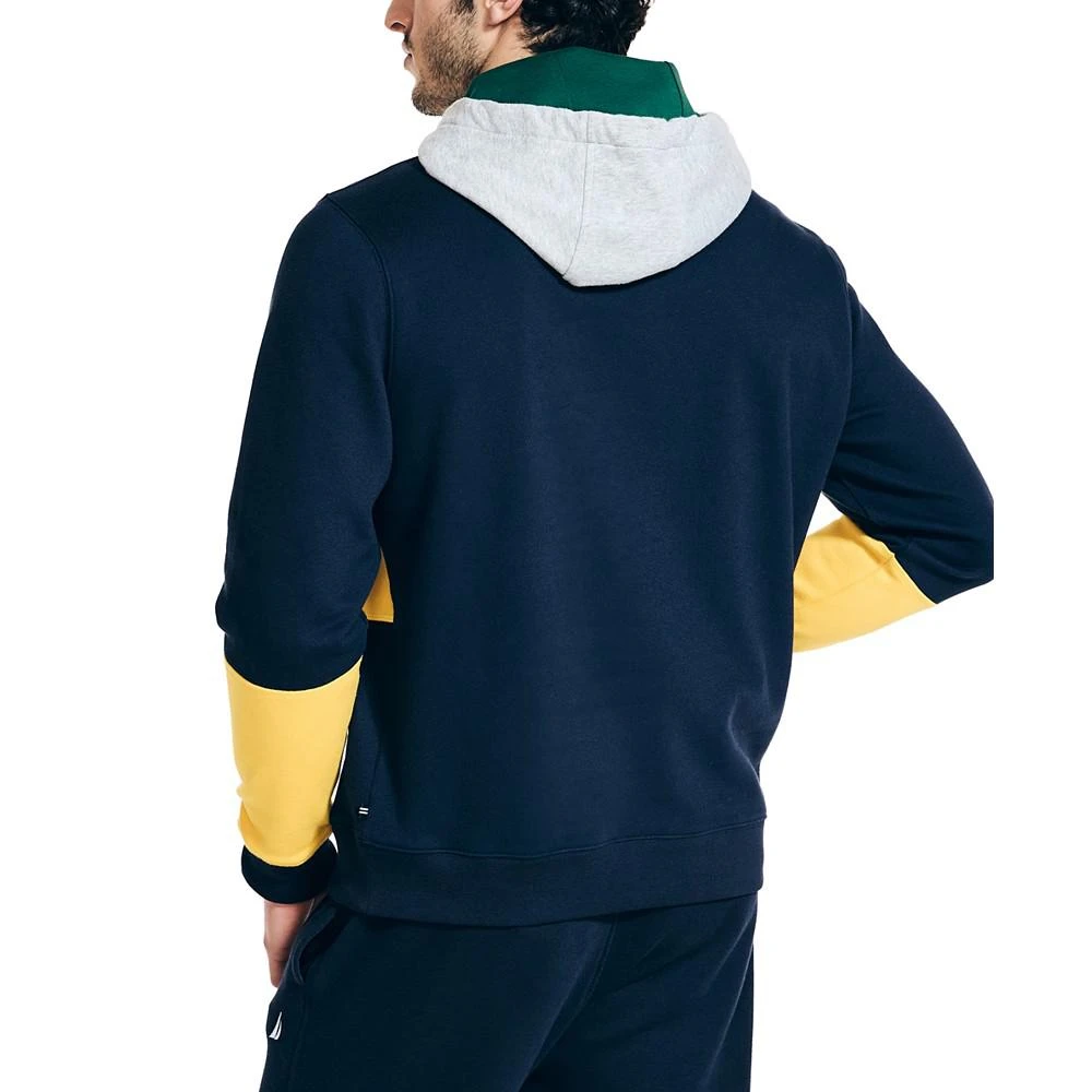 商品Nautica|Men's Long-Sleeve Colorblocked Logo Hoodie,价格¥402,第2张图片详细描述