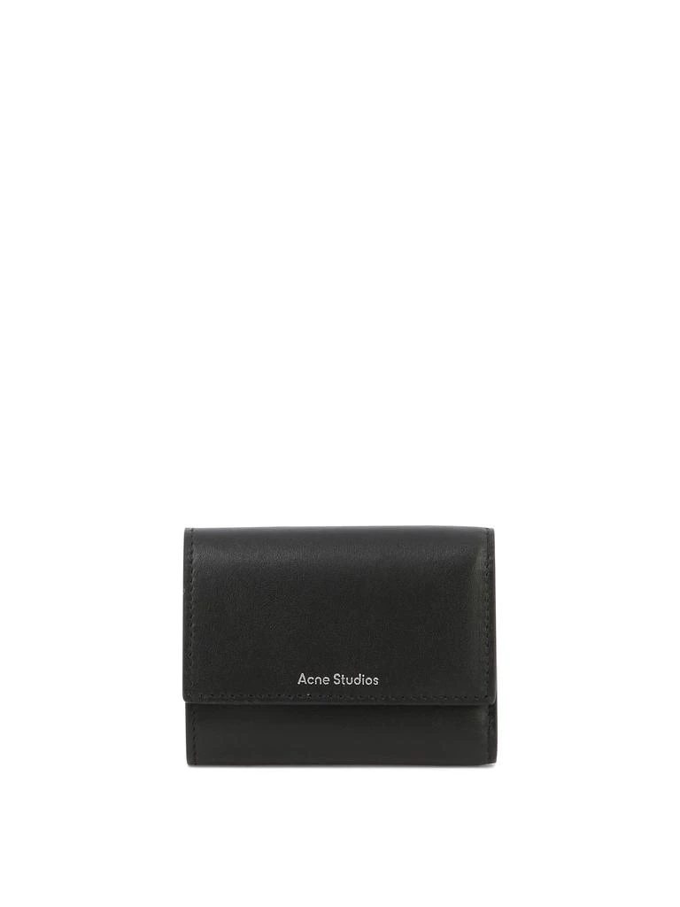 商品Acne Studios|Trifold Wallet Wallets & Card Holders Black,价格¥1207,第1张图片