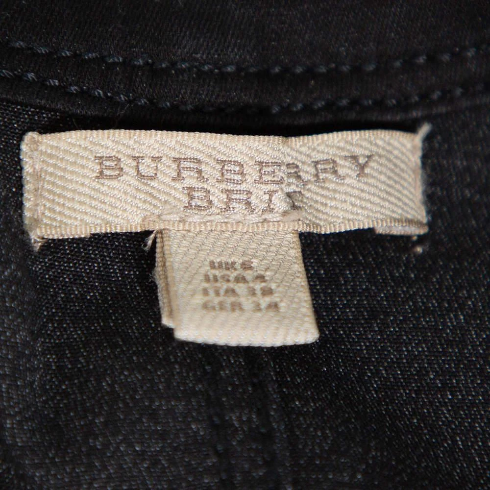 商品[二手商品] Burberry|Burberry Brit Black Denim Belted Zipper Front Short Dress S,价格¥1146,第5张图片详细描述