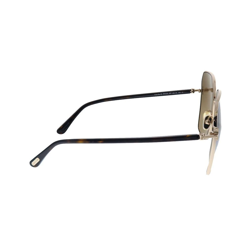 商品Tom Ford|Tom Ford Claudia-02 TF 839 52F Womens Geometric Sunglasses,价格¥1556,第3张图片详细描述