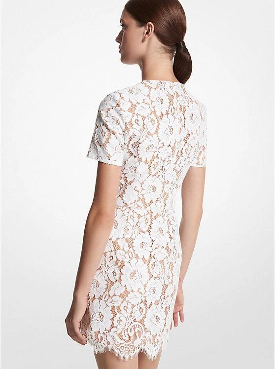 商品Michael Kors|Cotton Blend Floral Lace Dress,价格¥7007,第2张图片详细描述