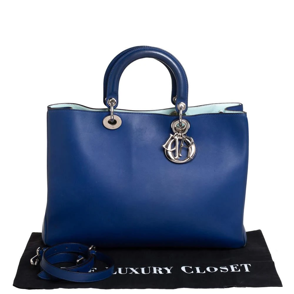 Dior Blue Leather Large Diorissimo Shopper Tote 商品