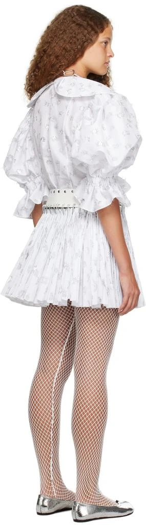 商品CHOPOVA LOWENA|SSENSE Exclusive White Wedding Harpsichord Minidress,价格¥7084,第3张图片详细描述