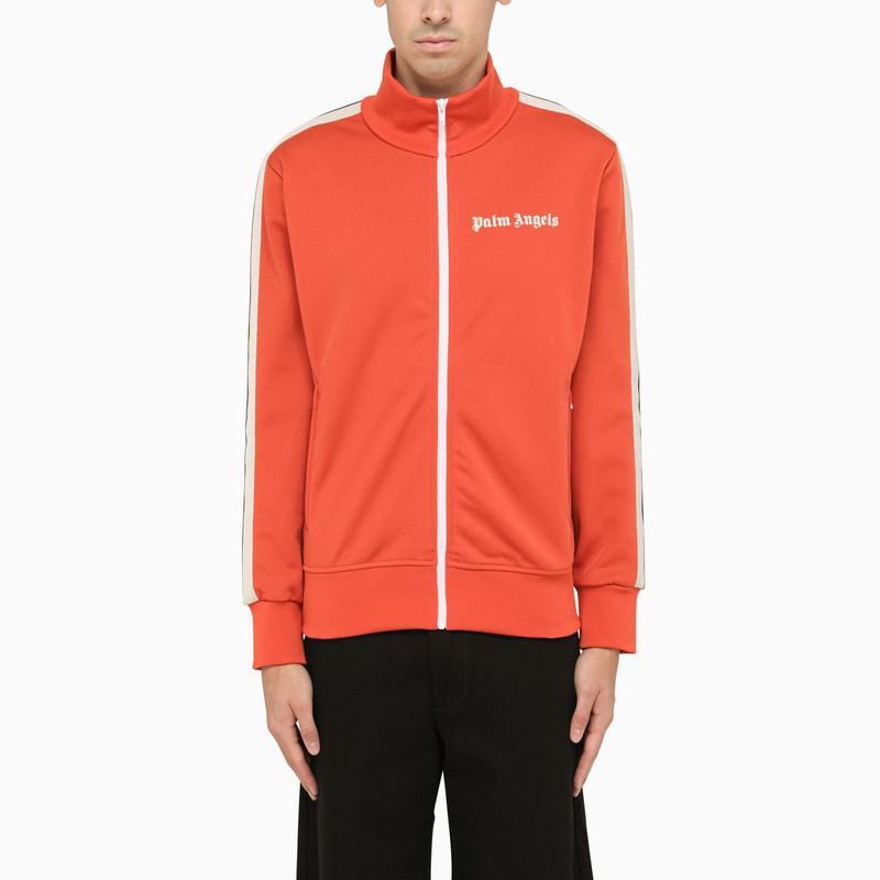 商品Palm Angels|Orange sweatshirt with side bands,价格¥2661,第1张图片