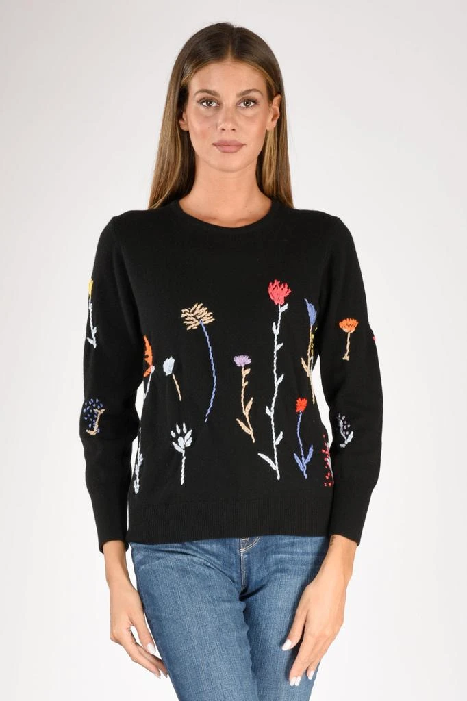 商品ALESSANDRO GHERARDI|Gherardeschi Alessandro Maglia Ricamata Nero/multicolor Donna,价格¥3417,第1张图片