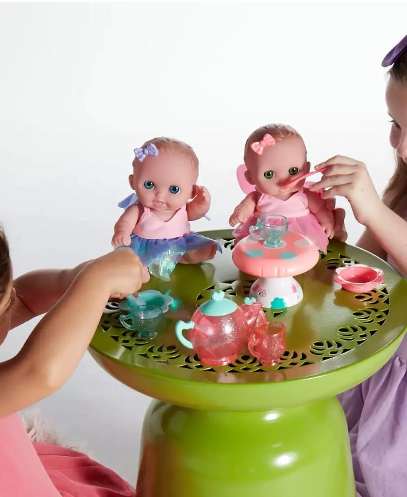 商品JC TOYS|Lil' Cutesies TWINS 8.5" All Vinyl Dolls Fairy Tea Set,价格¥188,第2张图片详细描述