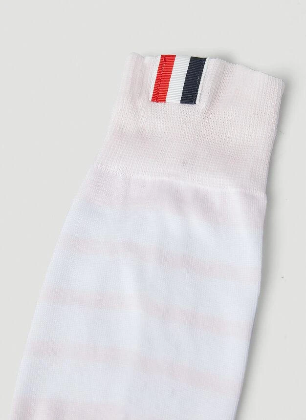 商品Thom Browne|Four Bar Socks in Light Pink,价格¥606,第4张图片详细描述