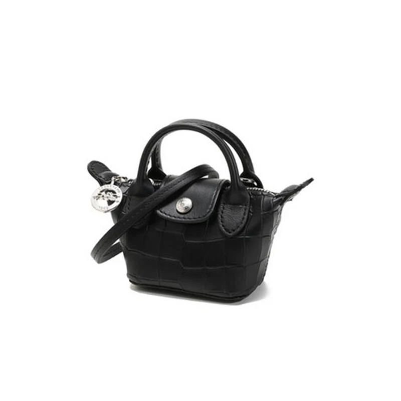 商品[国内直发] Longchamp|珑骧 LONGCHAMP 奢侈品女士皮革斜跨包黑色10099 HMV 001,价格¥1392,第3张图片详细描述