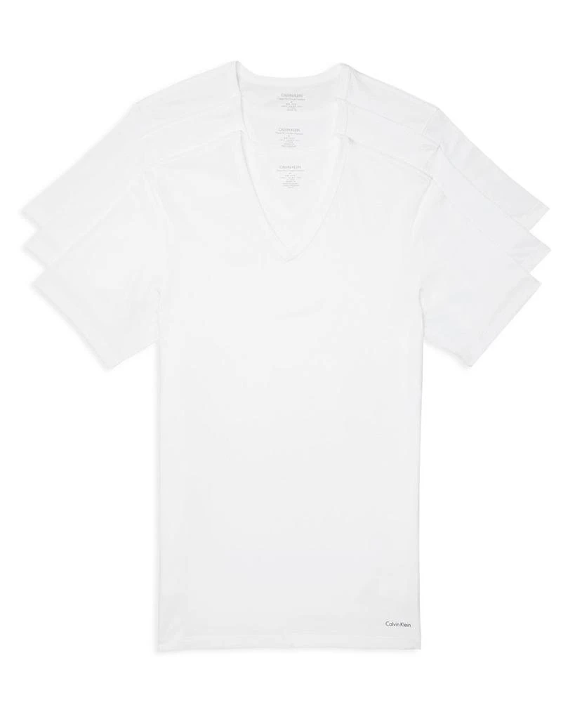 商品Calvin Klein|Short-Sleeve V-Neck Tee - Pack of 3,价格¥237,第1张图片
