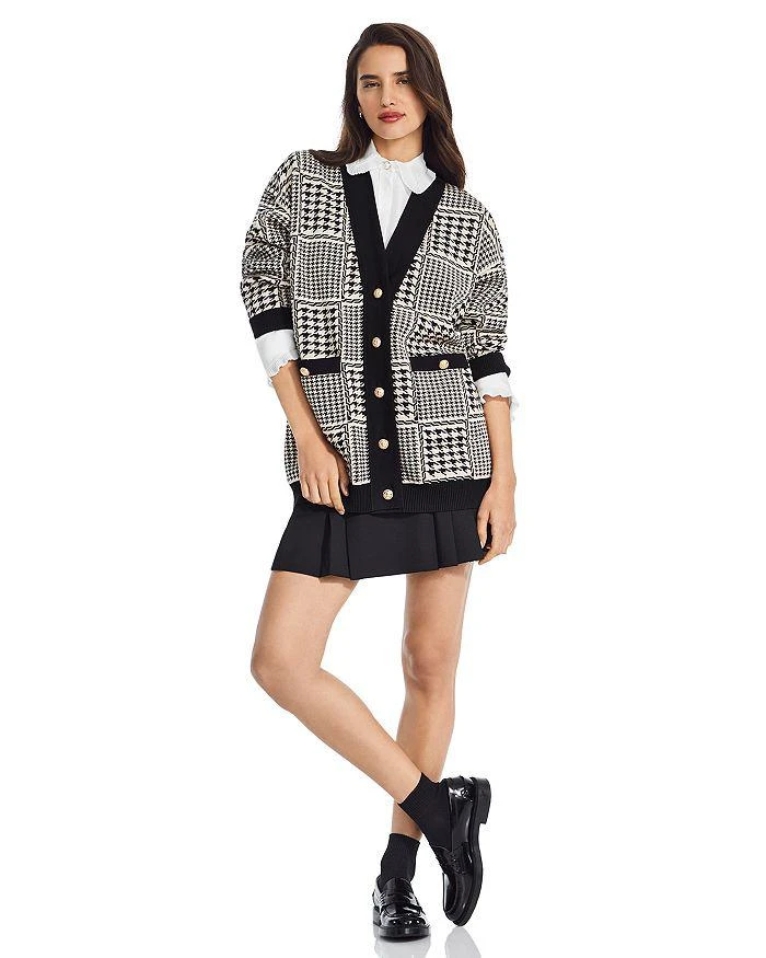 商品Sandro|Gassin Houndstooth Cardigan - 150th Anniversary Exclusive,价格¥1553,第1张图片