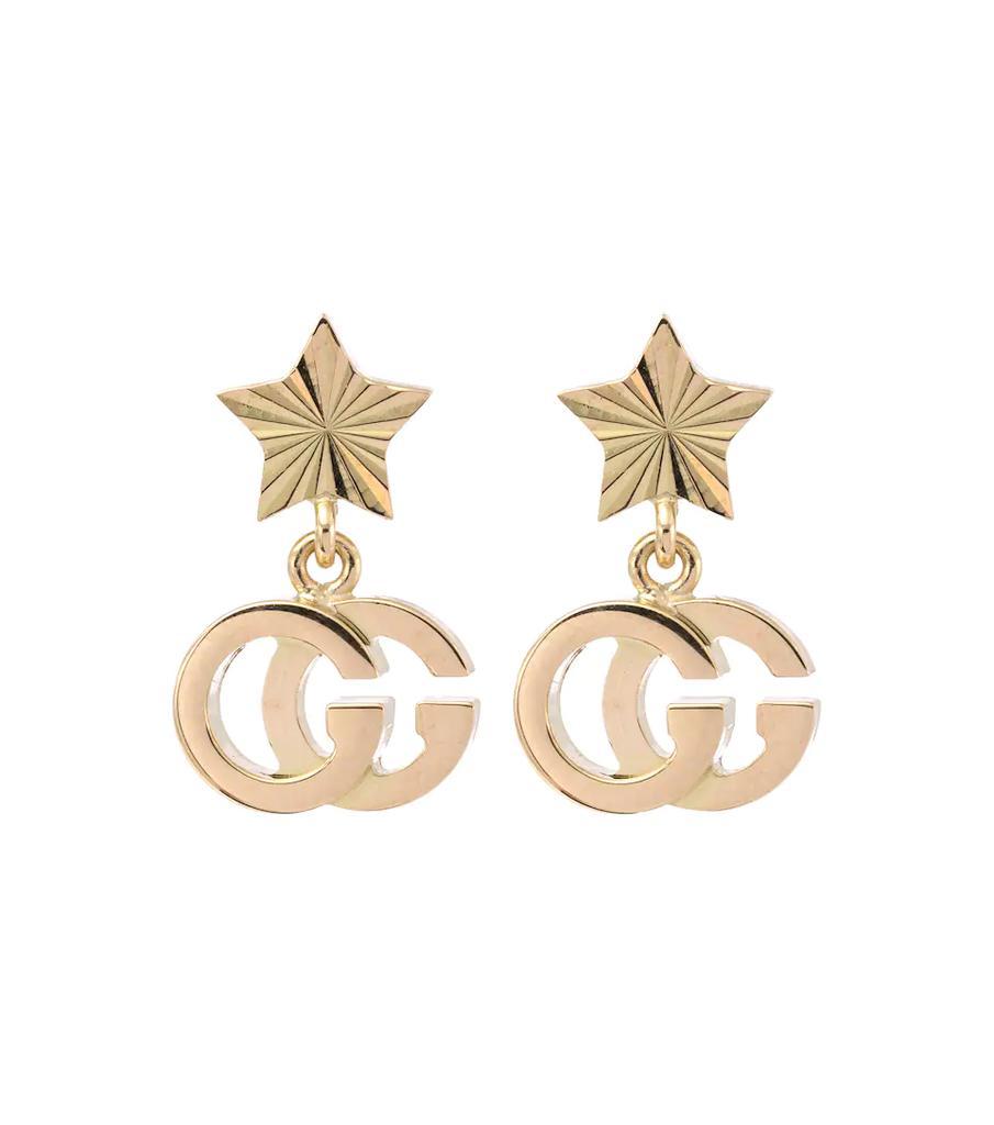 商品Gucci|GG Running 18kt yellow gold earrings,价格¥5853,第1张图片