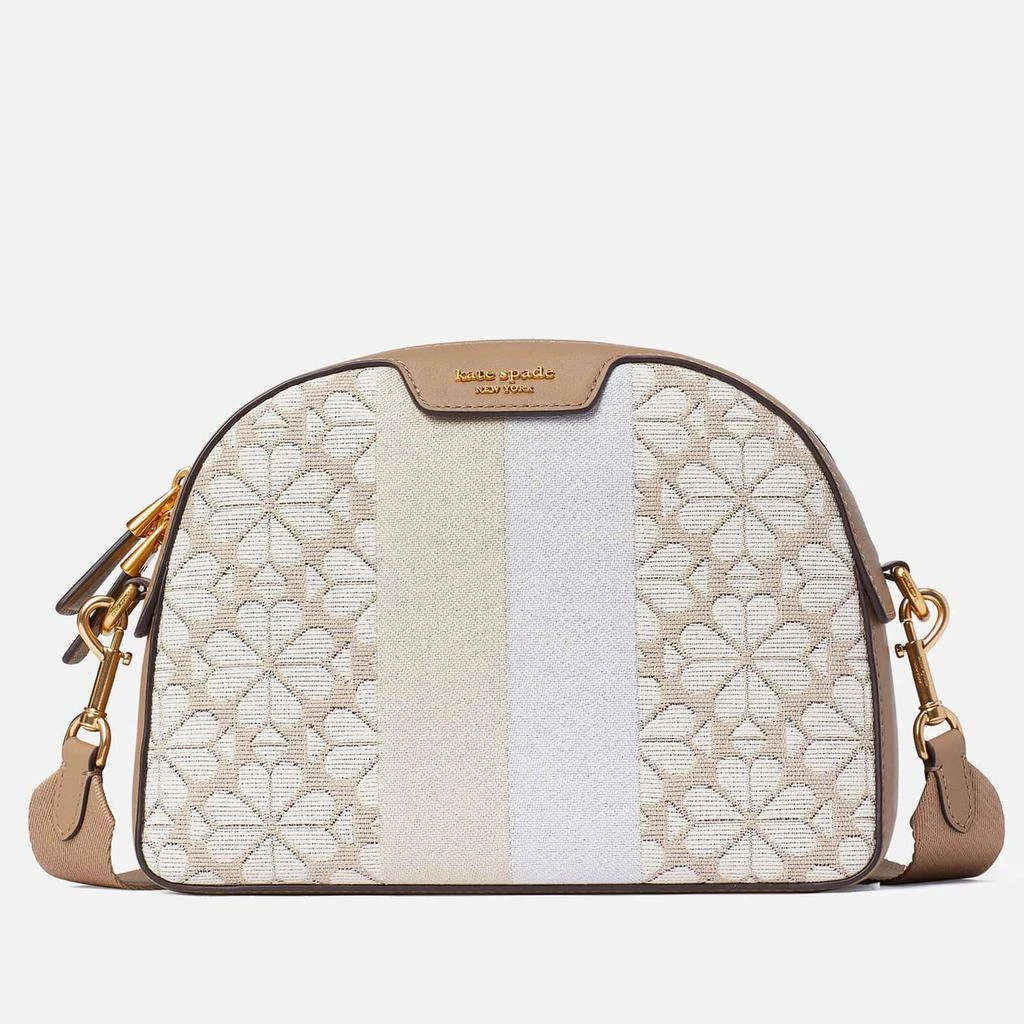 商品Kate Spade|Kate Spade New York Addy Flower Jacquard Cross-Body Bag,价格¥1418,第4张图片详细描述