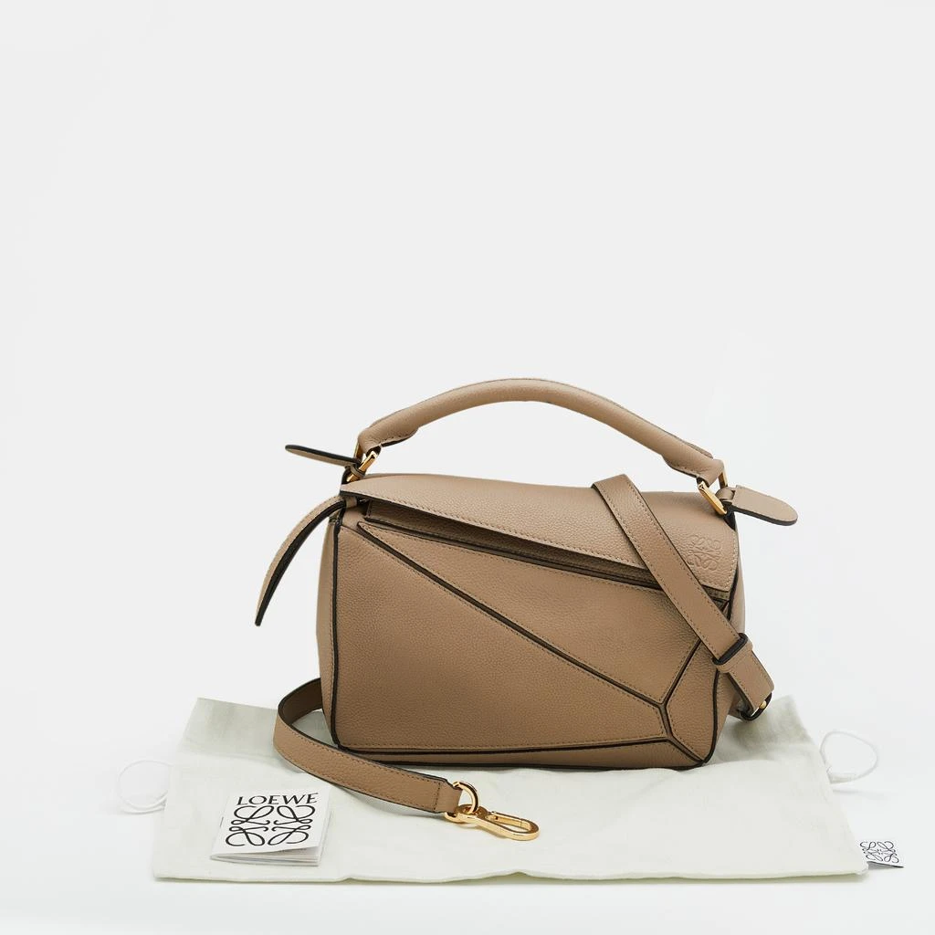 Loewe Beige Leather Small Puzzle Shoulder Bag 商品