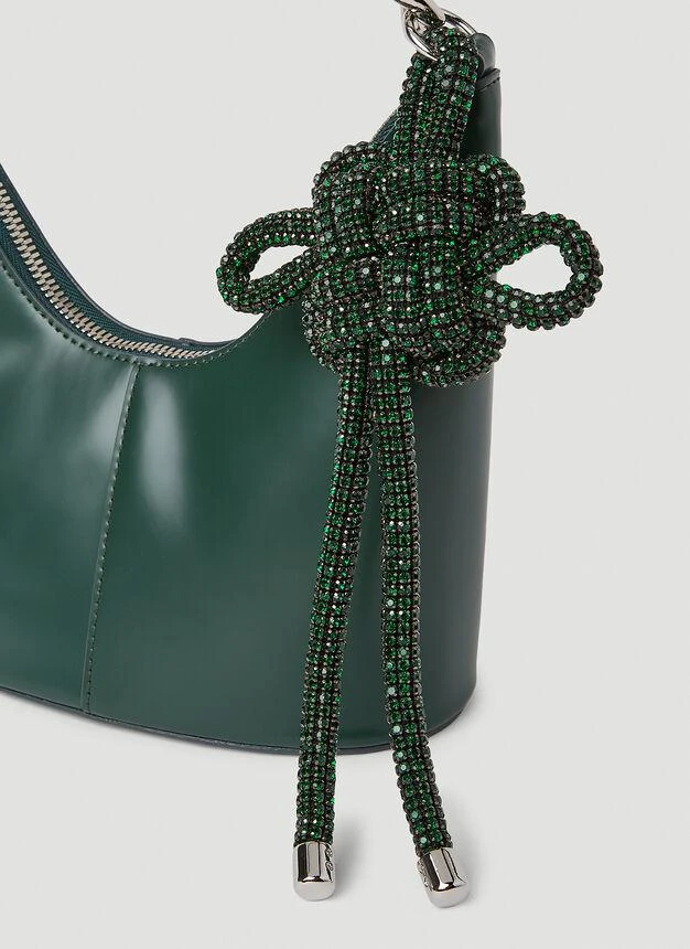 商品Kara|Knot Bean Shoulder Bag in Green,价格¥4622,第4张图片详细描述