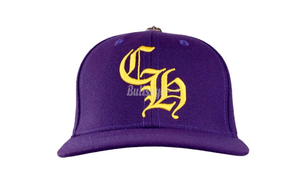 商品Chrome Hearts|Chrome Hearts Fitted Baseball Hat "Purple/Yellow",价格¥3327,第1张图片