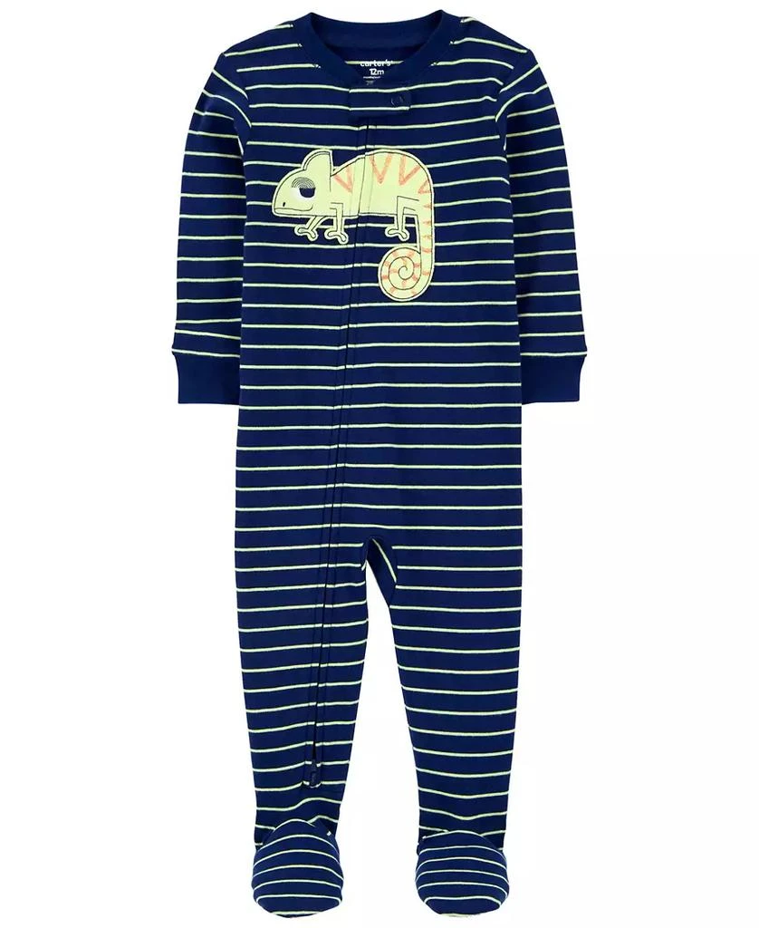 商品Carter's|Baby Boys and Baby Girls 100% Snug Fit Cotton Footie Pajamas,价格¥50,第1张图片