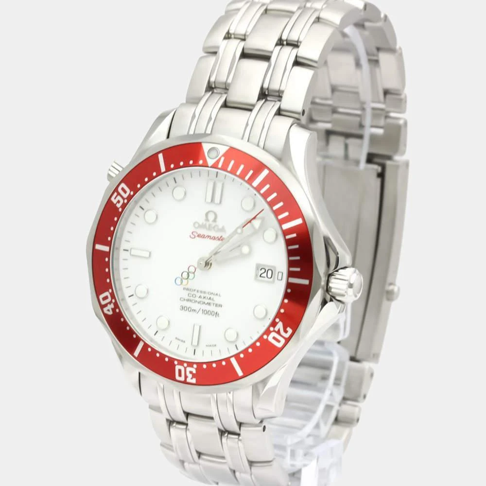 商品[二手商品] Omega|Omega White Stainless Steel Seamaster Co-Axial Olympic Special Edition 212.30.41.20.04.001 Men's Wristwatch 41 MM,价格¥34982,第1张图片