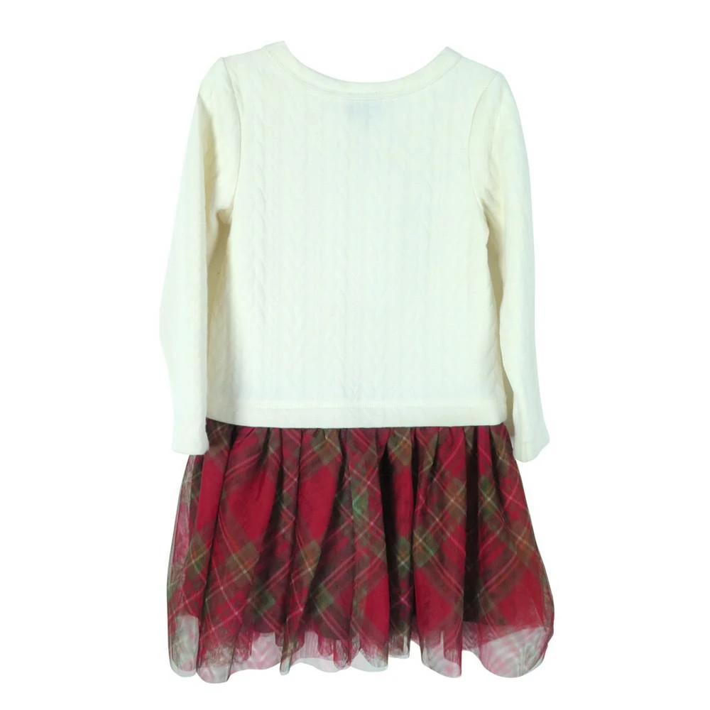 商品Pink & Violet|Toddler Girls Drop-Waist Sweater to Tutu Dress,价格¥152,第2张图片详细描述