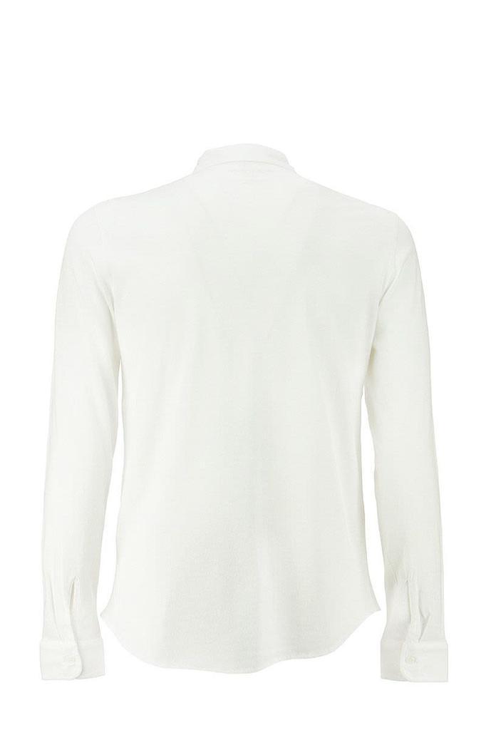 商品MAJESTIC FILATURES|MAJESTIC FILATURES Deluxe cotton long sleeve shirt,价格¥839,第4张图片详细描述