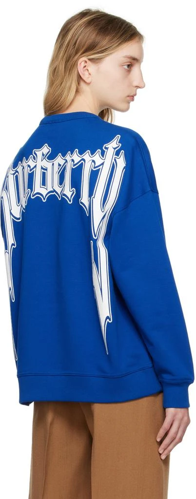 商品Burberry|Blue Printed Sweatshirt,价格¥5564,第3张图片详细描述