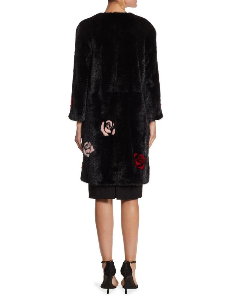 商品The Fur Salon|Floral Mink Fur Coat,价格¥26962,第2张图片详细描述