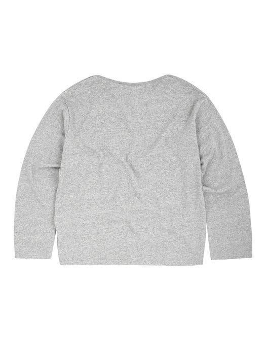 商品TLEYOUNG|Rest Boat Neck Long Sleeve T-shirt Melange,价格¥485,第5张图片详细描述