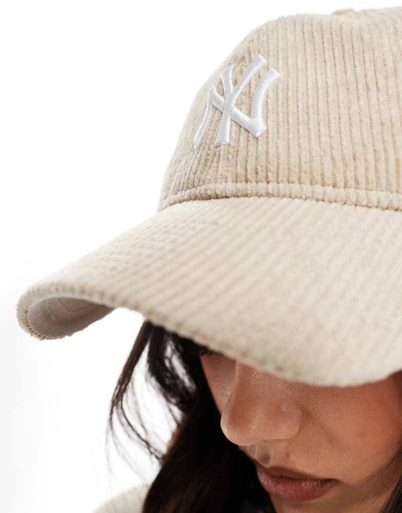 商品New Era|New Era NY Yankees 9twenty unstructured cord cap in cream,价格¥280,第2张图片详细描述