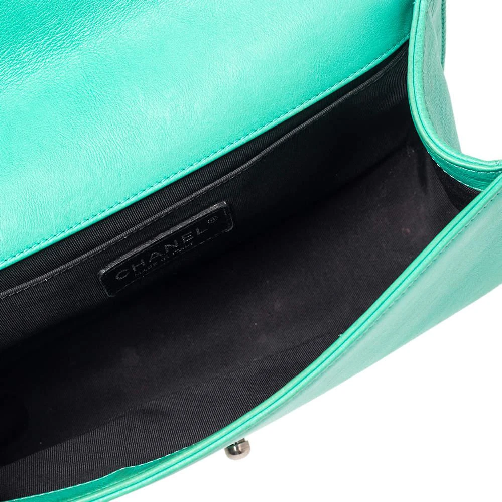 Chanel Green Quilted Leather Medium Boy Flap Bag 商品