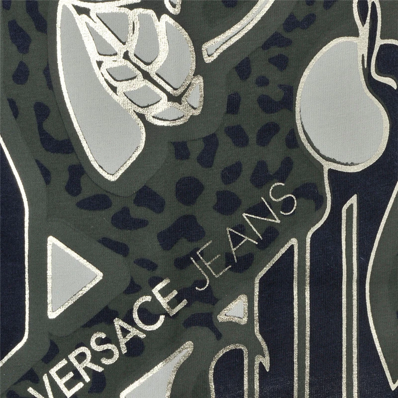 VERSACE JEANS 范思哲牛仔 男士深藍色印花T恤 B3GPA7666598231 商品