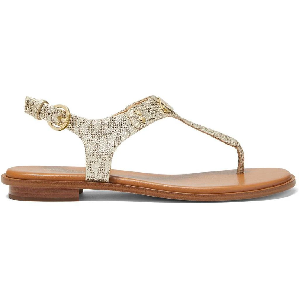 商品Michael Kors|Michael Kors Womens MK Plate Logo Casual Slingback Sandals,价格¥411,第2张图片详细描述