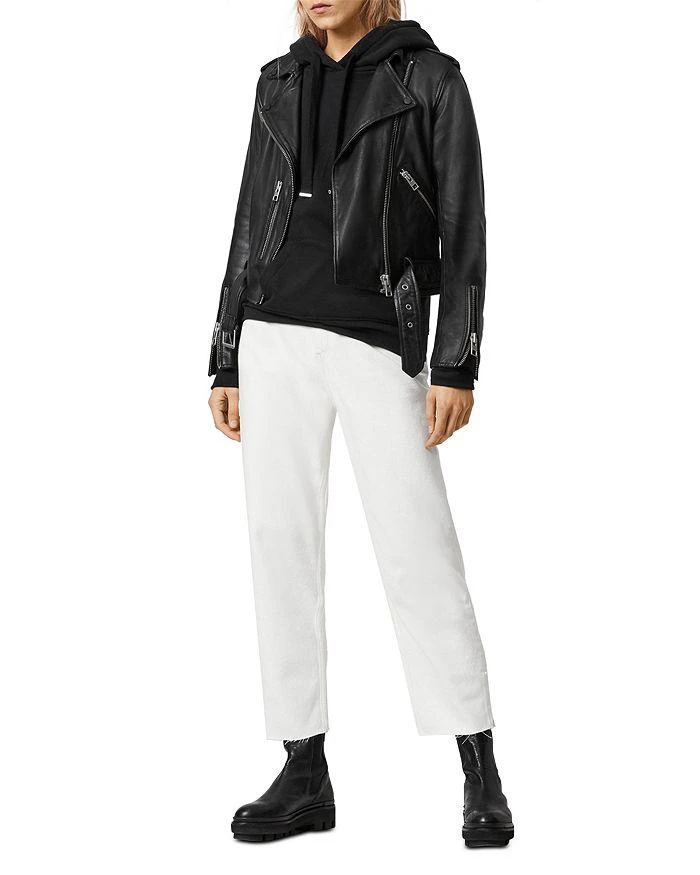 商品ALL SAINTS|Balfern Leather 机车夹克,价格¥3661,第3张图片详细描述