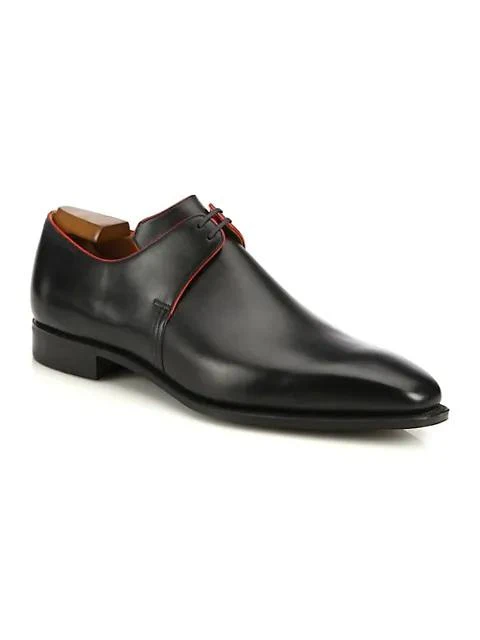 Arca Pullman French Calf Leather Piped Derby Shoes 商品