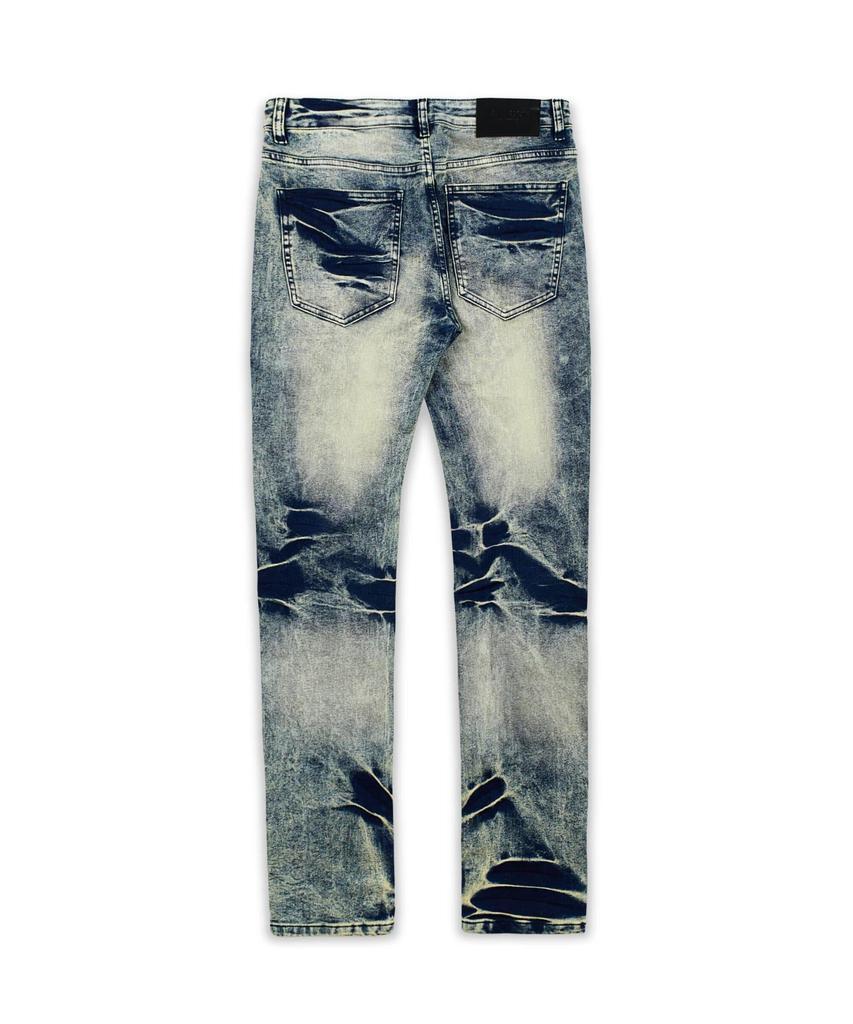 商品Reason Clothing|Move In Silence Graphic Print Slim Fit Jeans,价格¥222,第7张图片详细描述