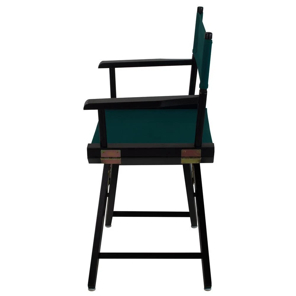 商品American Trails|Extra-Wide Premium 18"  Directors Chair Black Frame W/Hunter Green Color Cover,价格¥917,第2张图片详细描述
