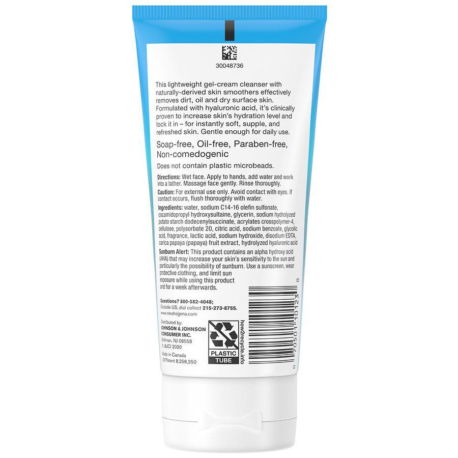 商品Neutrogena|Hydro Boost Gentle Exfoliating Facial Cleanser,价格¥90,第6张图片详细描述