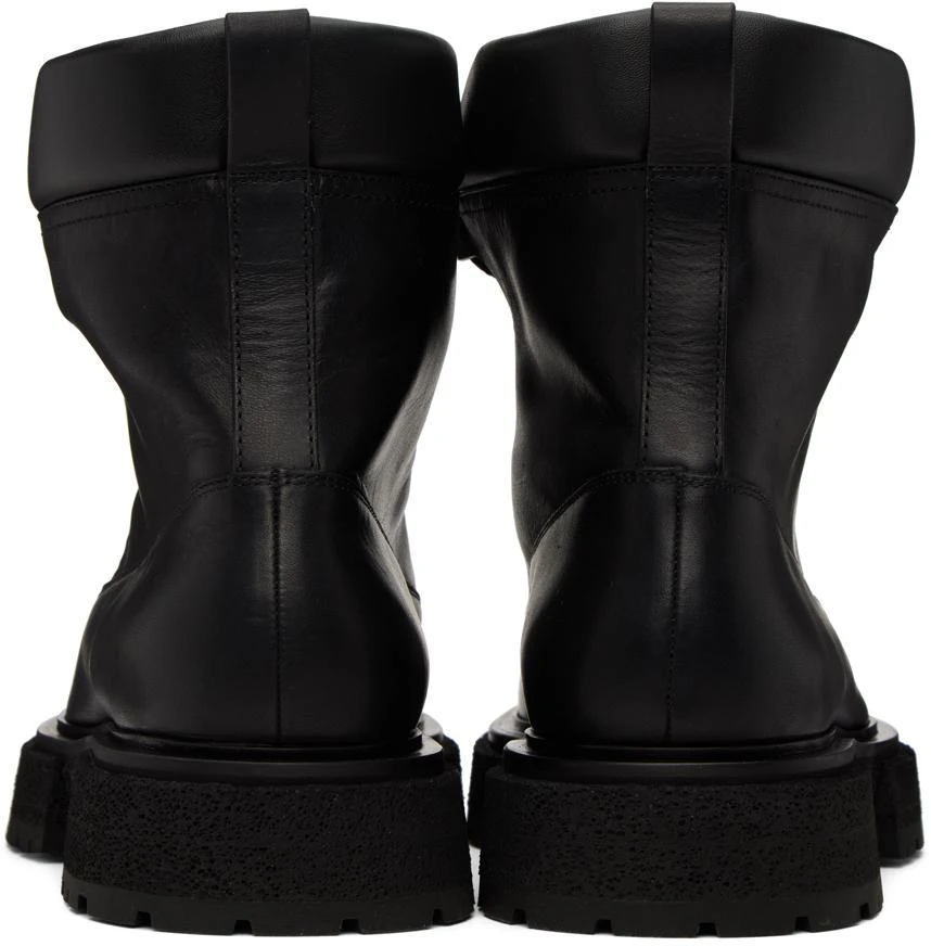 商品Giorgio Armani|Black Embossed Boots,价格¥5315,第2张图片详细描述