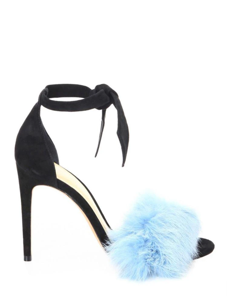 商品Alexandre Birman|Clarita 100 Rabbit Fur & Suede Ankle-Strap Sandals,价格¥2085,第5张图片详细描述