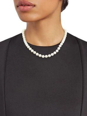 商品BELPEARL|14K 黄金 & 7.5-8 毫米养殖 Akoya 珍珠项链,价格¥3850,第2张图片详细描述