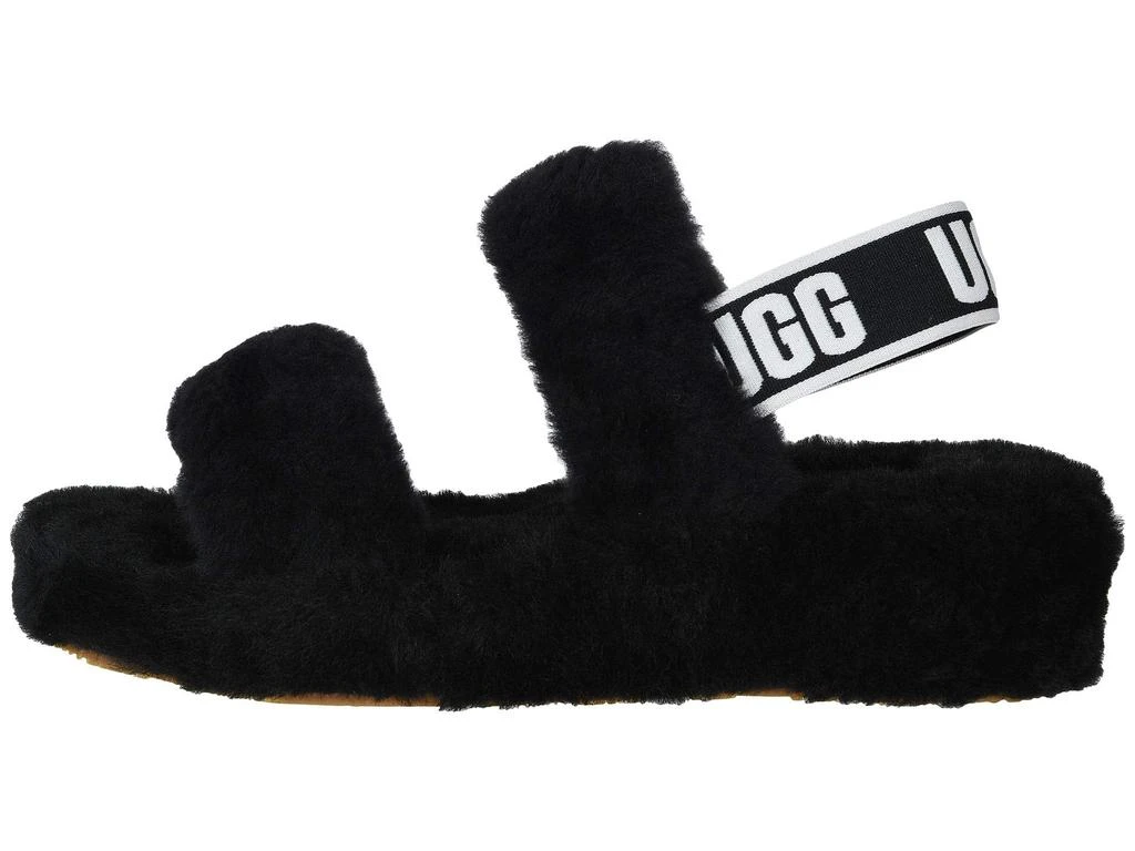 商品UGG|UGG Oh Yeah明星款平底女士毛绒凉鞋凉拖,价格¥409,第4张图片详细描述