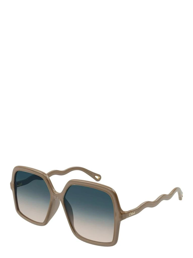 商品Chloé|Chloé Eyewear Rectangular Frame Sunglasses,价格¥1741,第2张图片详细描述