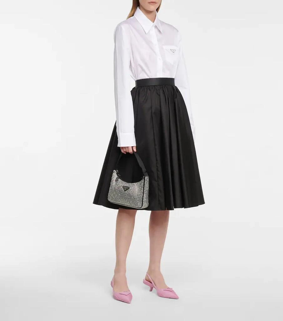 商品Prada|Re-Nylon and cotton shirt,价格¥7345,第2张图片详细描述