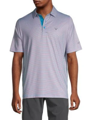 商品Callaway|Micro Checked Polo,价格¥282,第1张图片