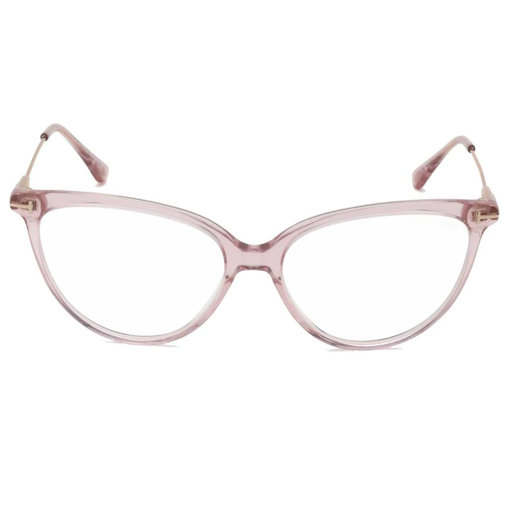 商品Tom Ford|Tom Ford Women's Eyeglasses - Shiny Pink Cat-Eye Plastic Full-Rim Frame | FT5688-B 072,价格¥871,第2张图片详细描述