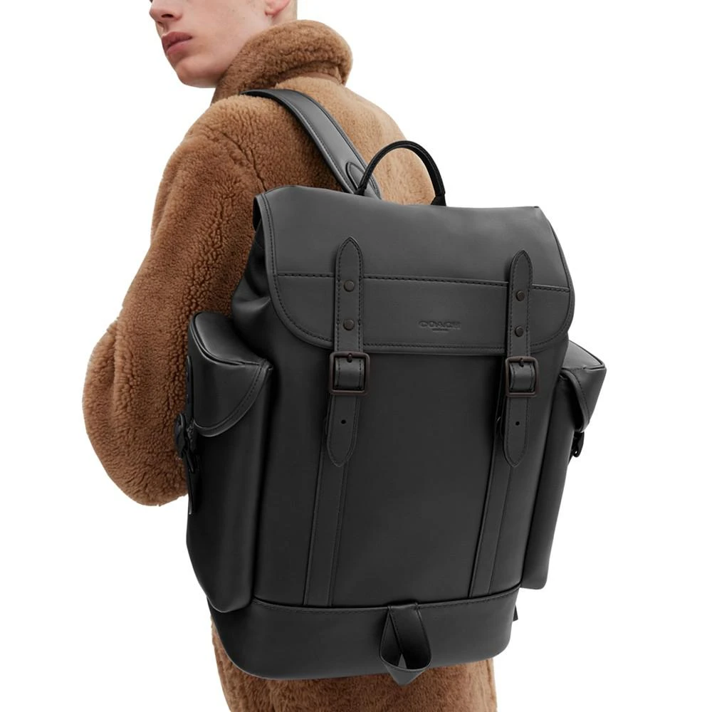 商品Coach|Hitch Leather Backpack,价格¥5272,第5张图片详细描述